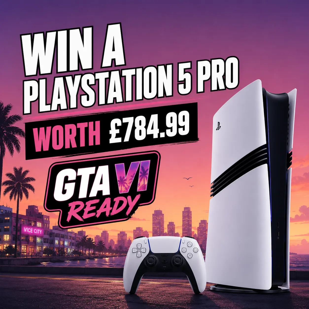 Win A PlayStation5 Pro Console